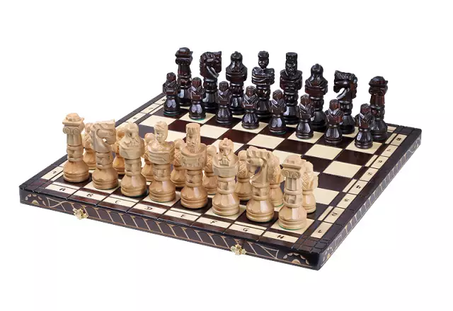 Gladiator houten schaakset - Image 2
