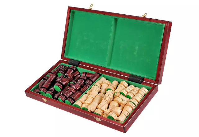 Castle houten schaakset - Afbeelding 3