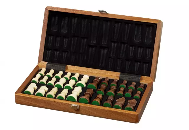 Tournament No. 3 houten schaakset sapelihout - Image 3