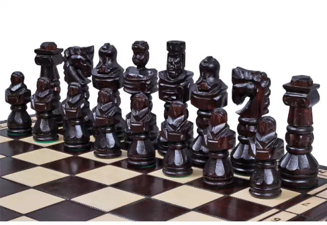 Gladiator houten schaakset - Image 6