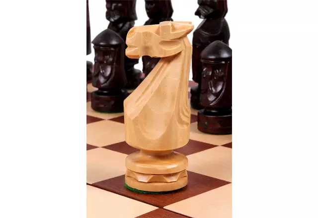 Castle houten schaakset middel - Afbeelding 8