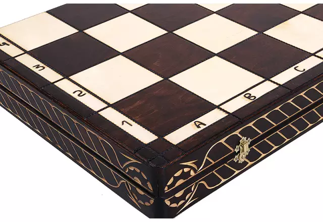 Cesar houten schaakset groot - Image 3