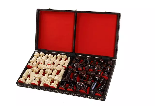 Cesar houten schaakset groot - Image 4