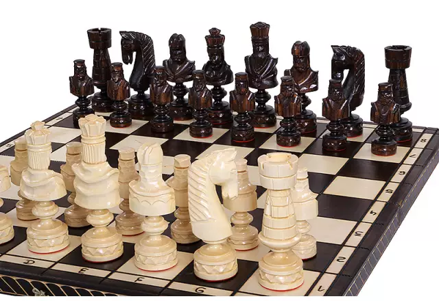 Cesar houten schaakset groot - Image 7