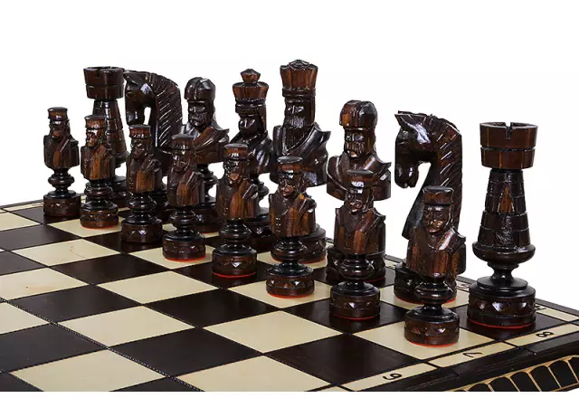 Cesar houten schaakset groot - Image 8