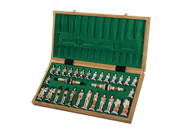 Egypt houten schaakset - Afbeelding 4