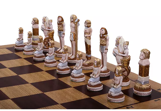 Egypt houten schaakset - Afbeelding 9