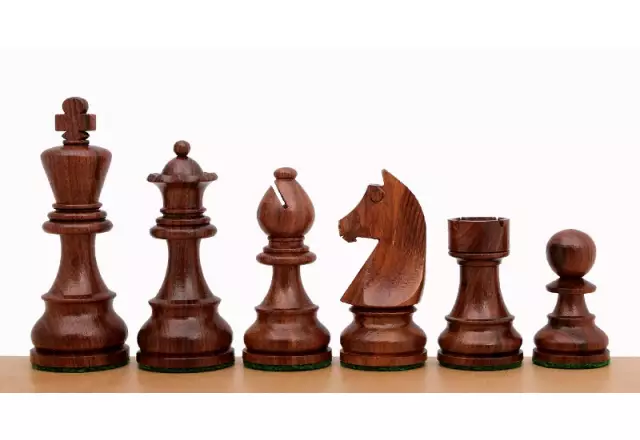 Tournament No. 5 German Knight houten schaakset - Afbeelding 6